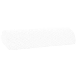 vidaXL Almohada para Piernas 52 x 20 x 12 cm Medio Blanco