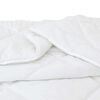 vidaXL Colchas y Duvets Blanco 140 x 200 cm Microfibra