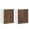 vidaXL Armarios pared para cocina 2 uds Porto roble ahumado