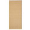 vidaXL Alfombra de sisal natural 66x150 cm