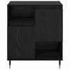 vidaXL Tableros Lateral 3 pcs Roble negro 180 x 35 x 70 cm