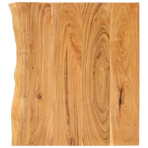 vidaXL Encimera para armario tocador madera maciza acacia 58x52x2,5 cm