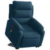 vidaXL Sill&oacute;n reclinable de masaje el&eacute;ctrico elevable terciopelo azul