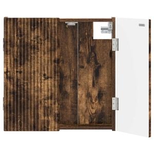 vidaXL Armario para dianas ARNHEM Roble Ahumado 52,5 x 10,5 x 53,5 cm