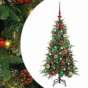 vidaXL &Aacute;rbol de Navidad artificial con ramas articuladas Verde 120 cm