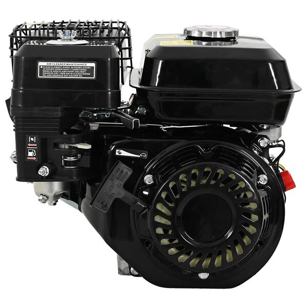 vidaXL Motor de gasolina negro de 6,5 HP y 4,8 kW