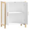 vidaXL Aparador de madera contrachapada blanco 62x38x70 cm