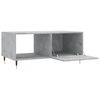 vidaXL Mesa de centro madera contrachapada gris hormig&oacute;n 90x50x40 cm