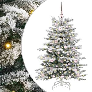vidaXL &Aacute;rbol de Navidad artificial con ramas articuladas 120 cm