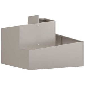 vidaXL Macetero de Jard&iacute;n Marr&oacute;n 60 x 60 x 50 cm Acero autopatinable