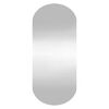vidaXL Espejo de pared vidrio ovalado 25x60 cm