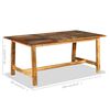 vidaXL Mesa de comedor de madera maciza reciclada 180 cm