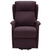 vidaXL Sillón de masaje elevable tela morado