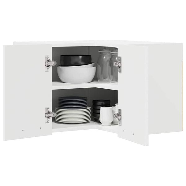 vidaXL Mueble colgante Riga 57 x 57 x 40 cm Madera contrachapada