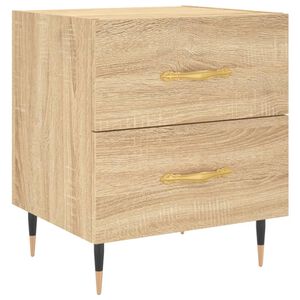 vidaXL Mesita de noche madera de ingenier&iacute;a roble Sonoma 40x35x47,5 cm