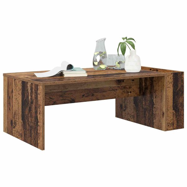 vidaXL Mesa de Caf&eacute; Madera vieja 95 x 50 x 34 cm Madera de ingenier&iacute;a