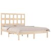 vidaXL Estructura de cama sin colch&oacute;n madera de pino maciza 120x200 cm