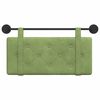 vidaXL Cabecera Colgante Verde claro 100 x 55 x 5 cm Terciopelo