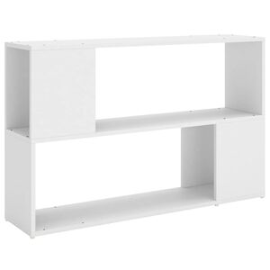 vidaXL Estanter&iacute;a librer&iacute;a madera contrachapada blanco 100x24x63 cm