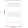 vidaXL Puertas de armario de lamas 2 uds madera de pino 61,5x39,4 cm