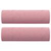 vidaXL Sof&aacute; de 2 plazas con cojines terciopelo rosa 140 cm