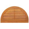 vidaXL Mesa de Jardín Marrón 78 x 46 x 75 cm Madera maciza de Acacia