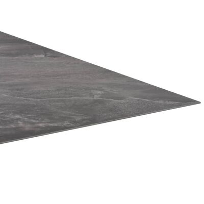 vidaXL Lamas para suelo de PVC autoadhesivas negro con motivos 5,11 m²