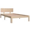 vidaXL Estructura de cama sin colchón madera maciza de pino 100x200 cm