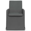vidaXL Sillas de comedor 2 pcs Gris oscuro 57 x 67 x 95 cm tela