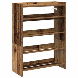 vidaXL Zapatero madera contrachapada madera vieja 60x25x81 cm