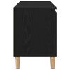 vidaXL Gabinete de TV Roble Negro 102 x 35 x 50 cm