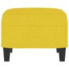 vidaXL Reposapiés de tela amarillo claro 60x50x41 cm
