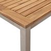 vidaXL Conjunto de Comedor de Jard&iacute;n 5 pcs Madera de teca maciza