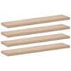 vidaXL Estantes flotantes 4 uds madera de ingenier&iacute;a 110x23,5x4 cm