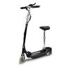 vidaXL Patinete el&eacute;ctrico con asiento negro 120 W