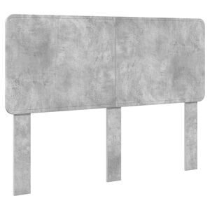 vidaXL Cabecero Gris Concreto Madera contrachapada