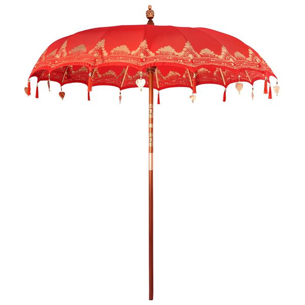 vidaXL Parasol Balin&eacute;s Rojo 215 x 215 x 260 cm Algod&oacute;n