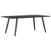 vidaXL Mesa de centro negro 120x60x46 cm