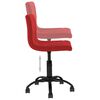 vidaXL Sillas de comedor giratorias 2 unidades terciopelo rojo tinto