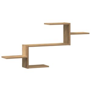vidaXL Estante de pared madera ingenier&iacute;a roble artisian 104x15x49 cm