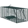 vidaXL Trampa para Animales Verde 31 x 13 x 12cm Acero