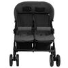 vidaXL Carrito para gemelos de acero gris oscuro