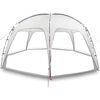 vidaXL Tienda de fiesta impermeable gris