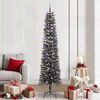 vidaXL &Aacute;rbol de Navidad artificial Verde 210 cm PVC, Pl&aacute;stico y Acero