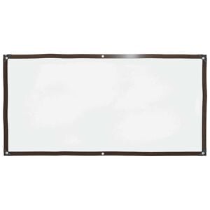 vidaXL Lona transparente con ojales polietileno 1x2 m