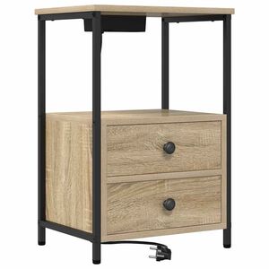 vidaXL Armario de Noche Roble Sonoma 40 x 31 x 60 cm