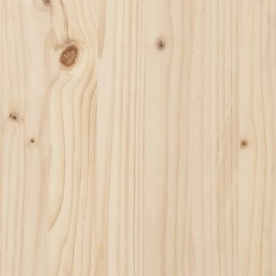 vidaXL Mesa de plantación con estante madera maciza pino 82,5x50x75 cm