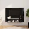 vidaXL Mueble de TV de pared madera contrachapada negro 120x23,5x90 cm