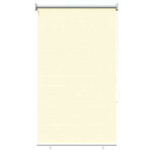 vidaXL Persiana enrollable exterior con protecci&oacute;n UV Crema Poli&eacute;ster