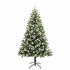 vidaXL &Aacute;rbol de Navidad Artificial Plegable con Nieve Esponjosa 180 cm